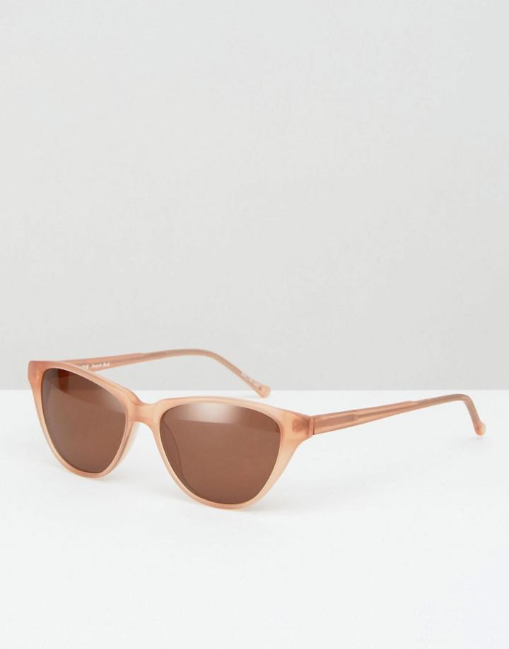 Kaibosh Wide Cat Eye Sunglasses - Orange