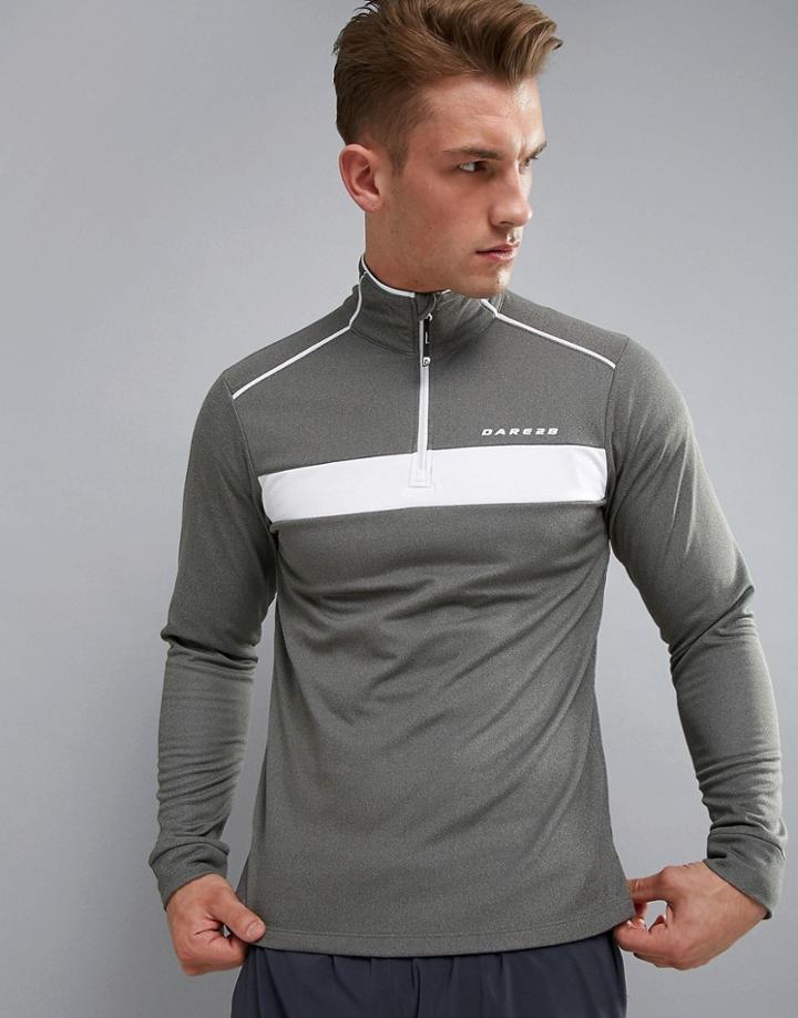 Dare 2b Mid Layer Half Zip Top - Gray