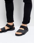 Clarks Originals Trigenic Evo Leather Sandals - Black