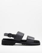 Bolongaro Trevor Adam Leather Sandals-black