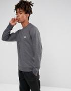 Element Cornell Logo Sweat In Charcoal - Gray