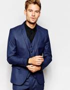 Selected Homme Pindot Suit Jacket In Skinny Fit - Navy