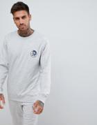 Diesel Mohawk Logo Sweatshirt Gray Marl