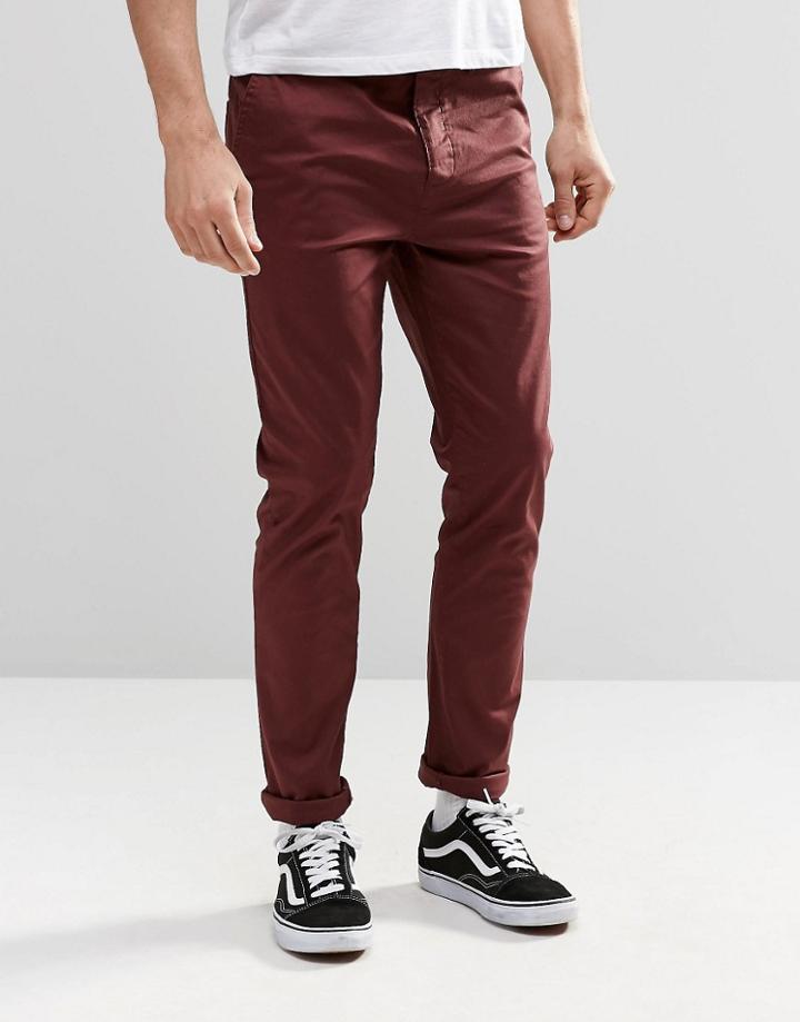 Asos Skinny Chinos - Red