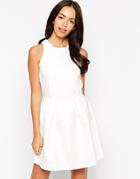 Motel Embossed Girlie Dress - Ivoembsdflwr