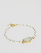 Asos Pretty Anklet - Cream