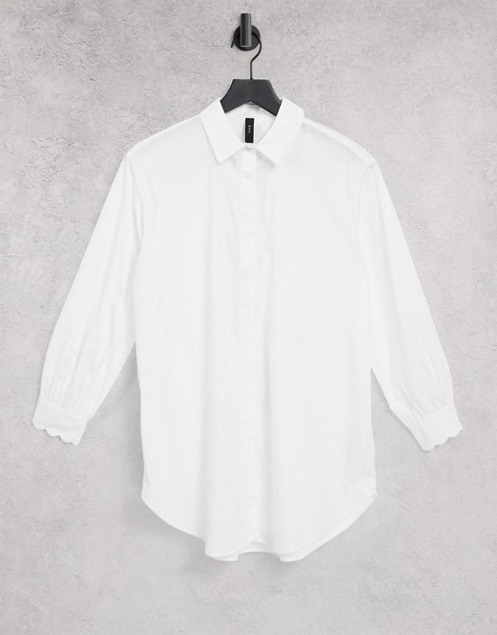 Y.a.s Long Sleeve Shirt In White