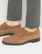 Selected Homme Oliver Woven Suede Shoes - Brown