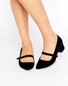 Miss Kg Mary Jane Low Heeled Shoes - Black