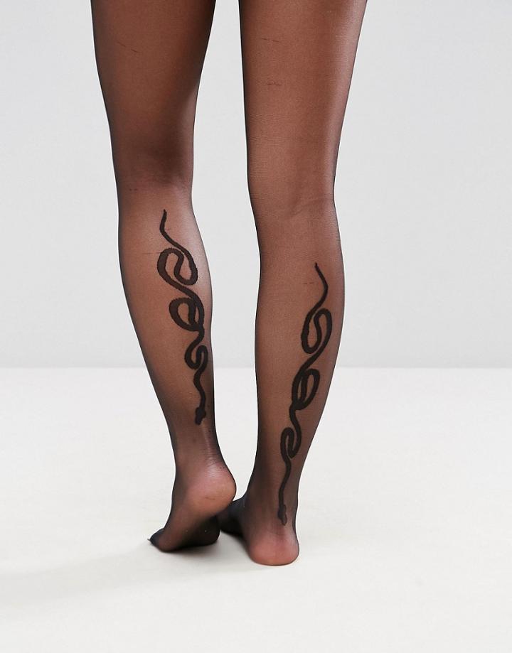 Asos Snake Tights - Black