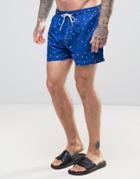 Kiss This! Morphed Dot Swim Shorts - Navy