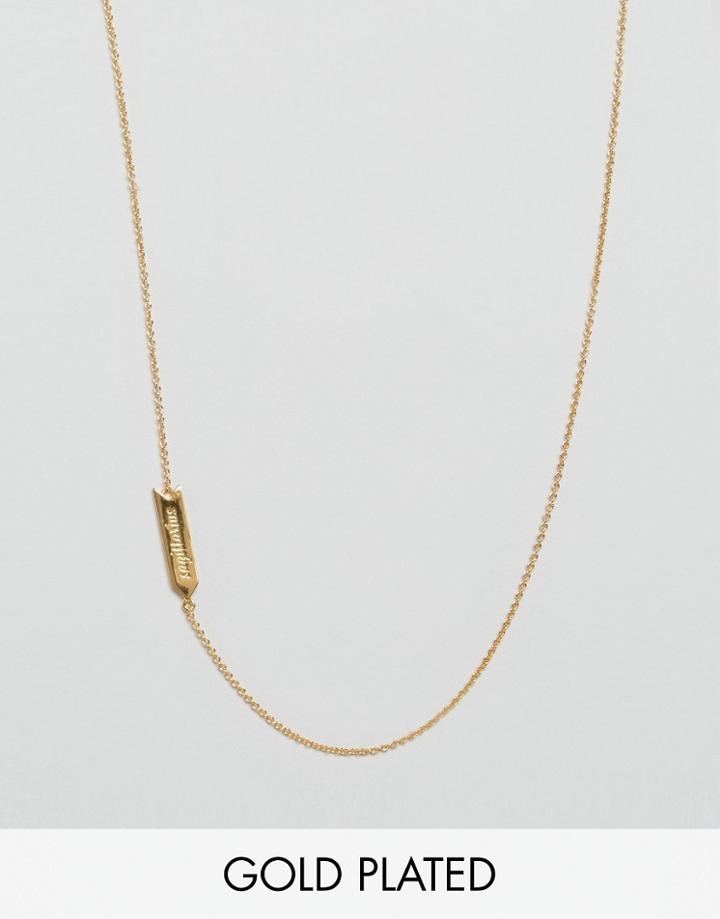 Gorjana Sagitarius Astrology Necklace - Gold