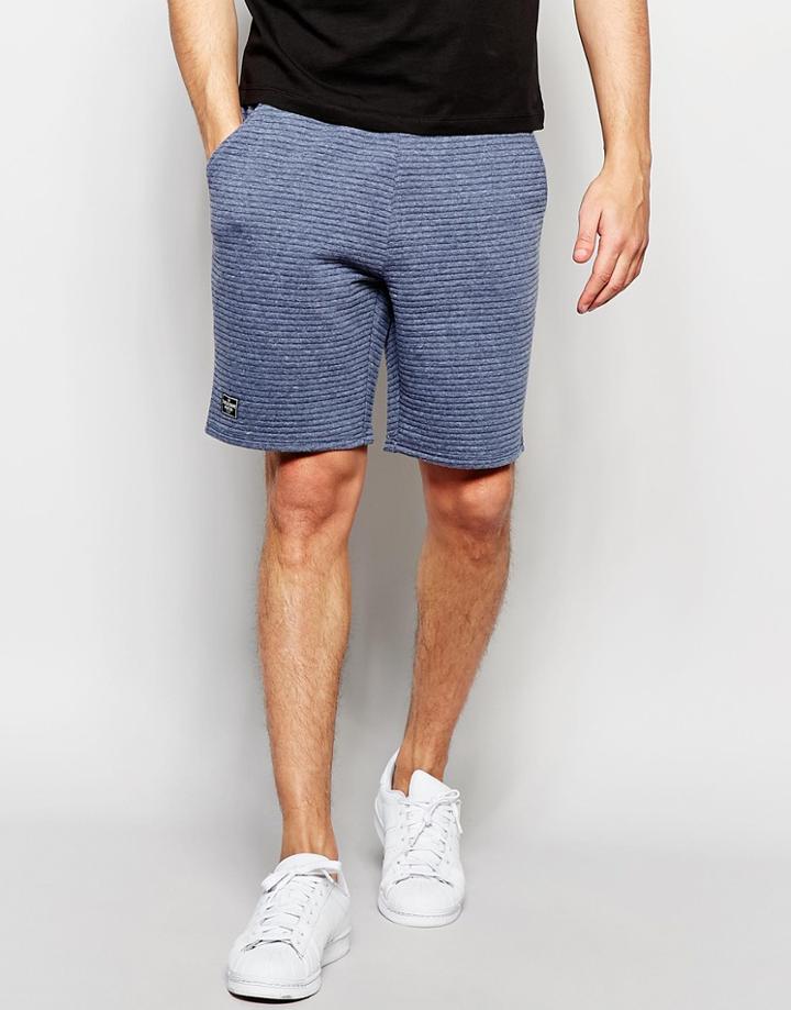 Threadbare Leyton Jersey Shorts - Blue