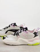 Puma Rise Sneakers In White And Pink