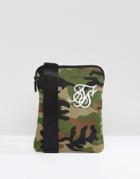 Siksilk Flight Bag In Camo - Green