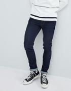 Love Moschino Skinny Fit Indigo Jeans With Back Tab Branding - Blue