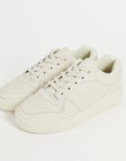 Truffle Collection Chunky Flatform Sneakers In Beige Drench-neutral