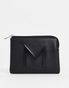Asos Design Personalized Letter Ladies' Wallet A C E L M-black