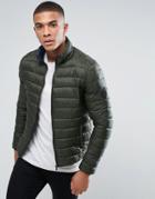 Solid Lightweight Padded Jacket - Green