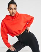 Nike Pro Training Fleece Hoodie In Red