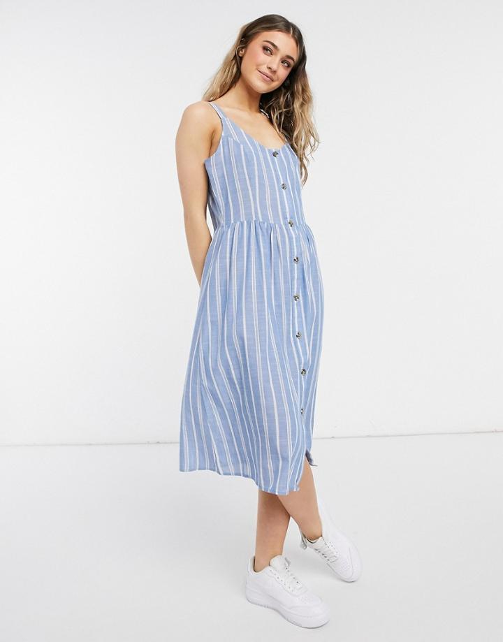 Jdy Tenille Midi Smock Dress In Check-multi