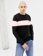 New Look Sweater With Nyc Embroidery In Black - Black