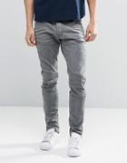 G-star 5620 3d Ankle Zip Super Slim Jeans - Stone