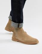 Office Iberian Chelsea Boots In Beige Suede - Beige