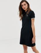 Fred Perry Twin Tipped Tee Dress - Black