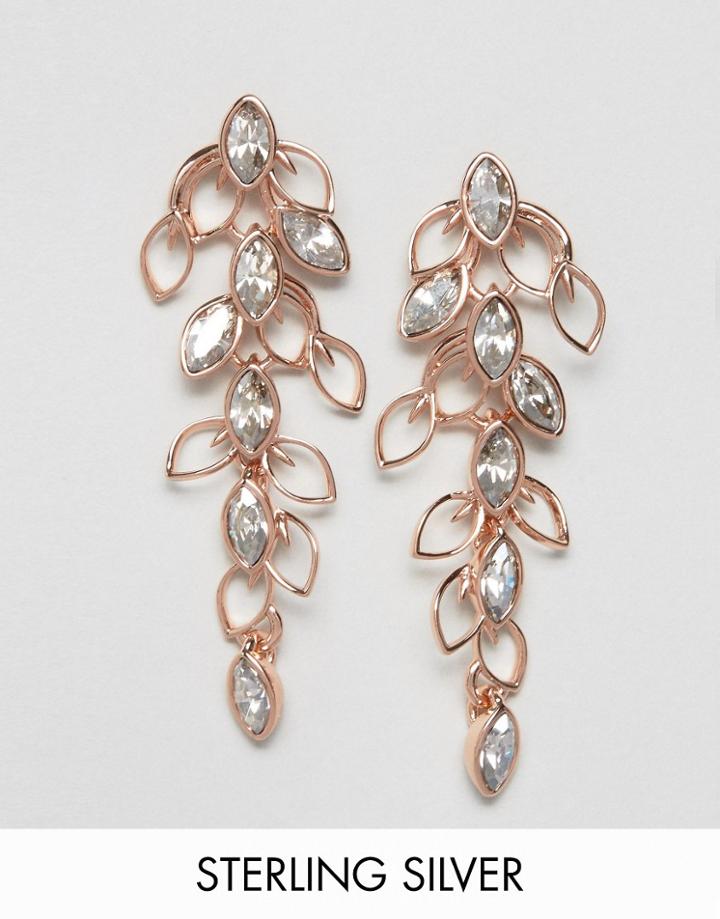 Ted Baker Crystal Wisteria Cascade Drop Earrings - Gold