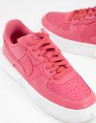 Nike Air Force 1 Fontanka Sneakers In Archaeo Pink-red
