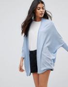 Jdy Alba Supersoft Knit Cardigan - Blue