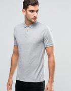 Original Penguin Winston Slim Fit Polo Shirt - Gray