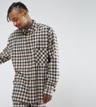 Reclaimed Vintage Inspired Oversized Shirt In Flannel Check - Yellow