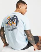 Billabong Palmas T-shirt In Blue-blues