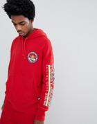 Tommy Jeans 90s Sailing Capsule Back And Sleeve Logo Hoodie In Red - Red