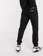 Emporio Armani Logo Draw Cord Sweatpants In Black