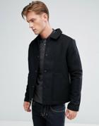 Bellfield Wool Blend Coach Jacket - Black