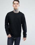 Bellfield Wool Blend Sweatshirt - Black