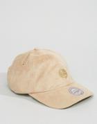 Mitchell & Ness Adjustable Cap Golden State Warriors In Micro Suede - Beige