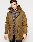 Esprit Padded Parka - Khaki