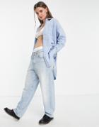 Polo Ralph Lauren Oversized Logo Shirt In Blue