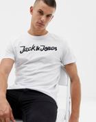 Jack & Jones Chest Logo T-shirt - White