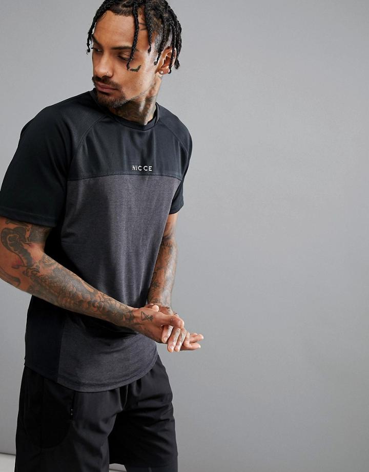 Nicce London Sport T-shirt In Black - Black