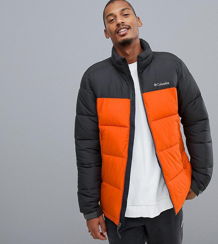 Columbia Exclusive To Asos Pike Lake Jacket In Orange/black - Orange