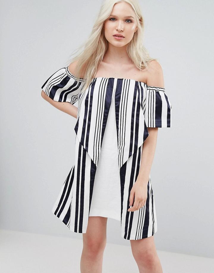 N12h Valley Origami Dress - Navy