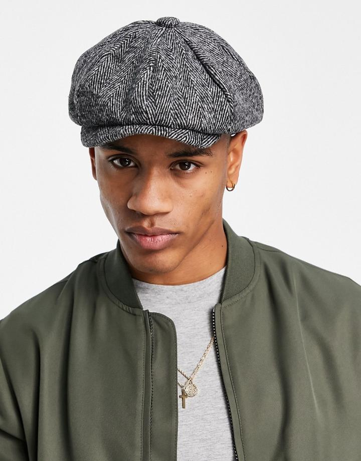 Boardmans Bakerboy Hat In Black