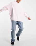 Weekday Space Straight Jeans In Seven Blue-blues