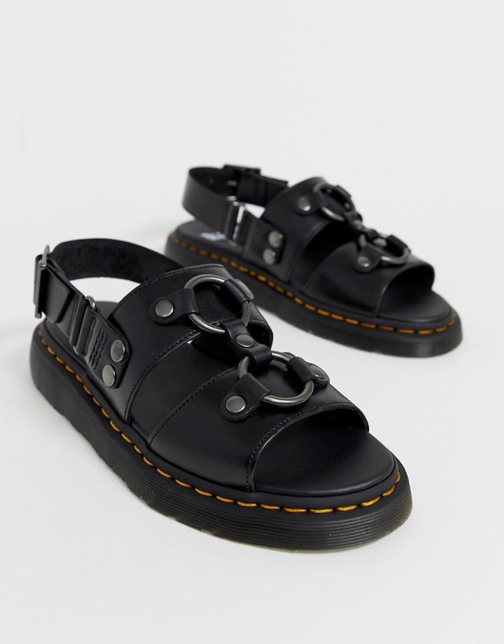 Dr Martens Xabier Sandals In Black - Black