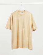 Puma Heavy Classics T-shirt In Beige-neutral